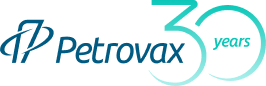 Anniversary Petrovax logo english 